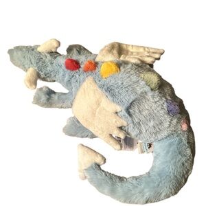 NWT Authentic Jellycat Sky Dragon Baby Blue and White Sooo Soft and Hard to Find